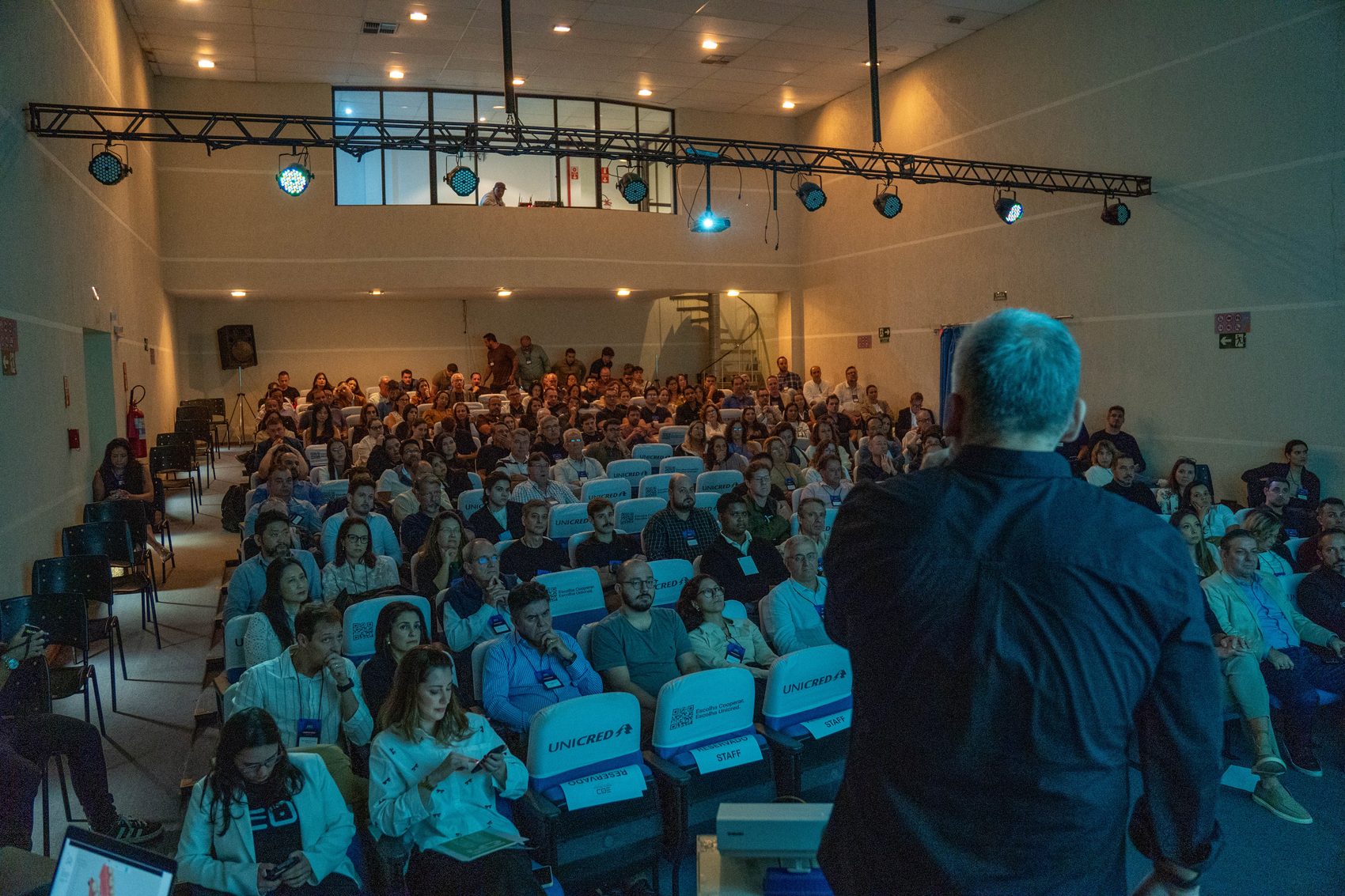 Auditório em evento do EOD